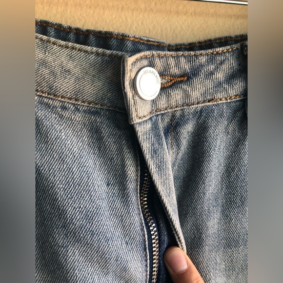 NEW Blanknyc Women’s The Madison Crop High Rise Crop Blue Denim Jeans Size 31 - Picture 5 of 11